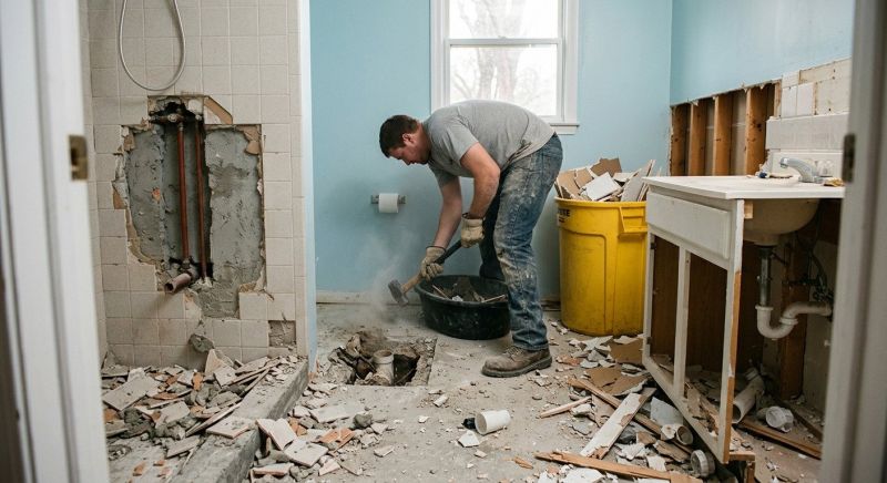 Bathroom Demolition in Sacramento, CA