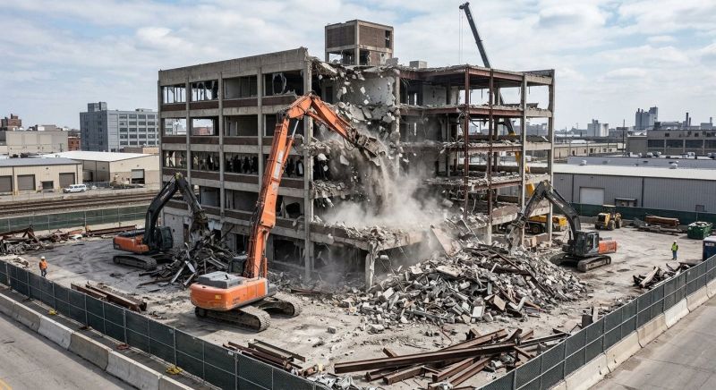 Commercial Property Demolition in Katy, TX
