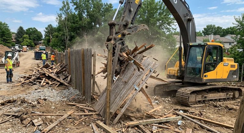 Fence Demolition in Bergen County, NJ