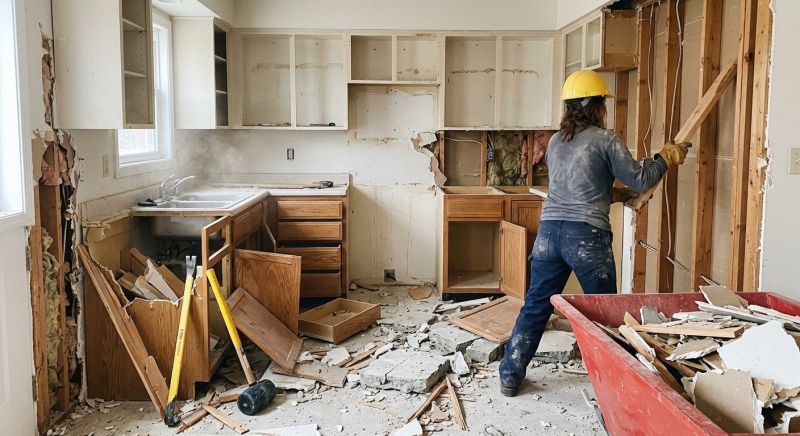 Kitchen Demolition in Bergen County, NJ