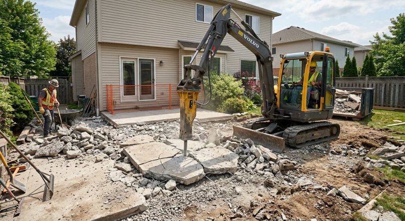 Patio Demolition Service in Sacramento, CA