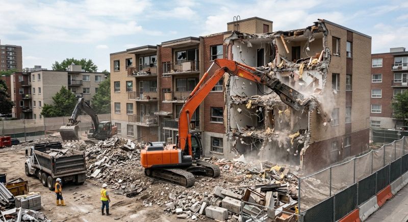 Apartment Demolition in Houston, TX