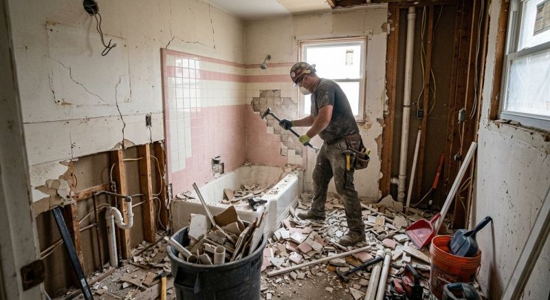 Bathroom Demolition in Sacramento, CA