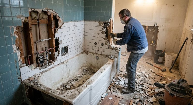 Bathtub Demolition in Frederick, MD