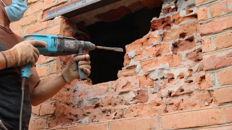 Block Wall Demolition in Bergen County, NJ