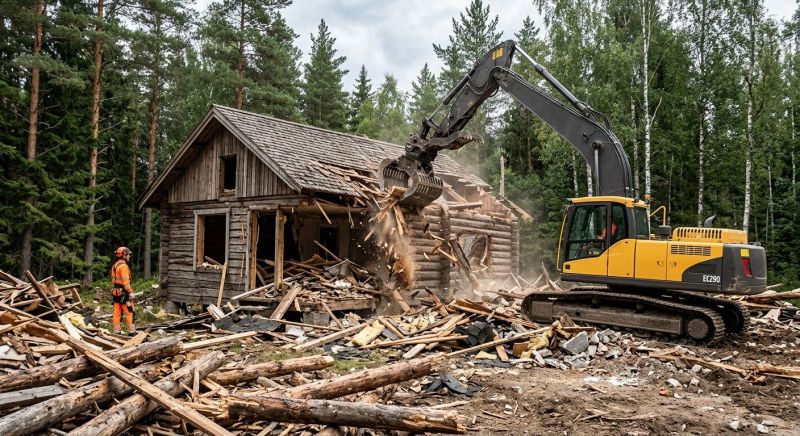 Cabin Demolition in Conroe, TX