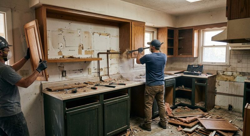 Cabinet Demolition in Frederick, MD