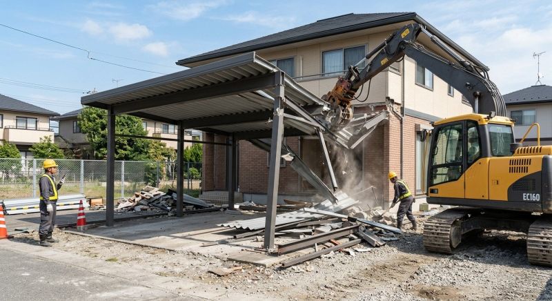 Carport Demolition in Sacramento, CA