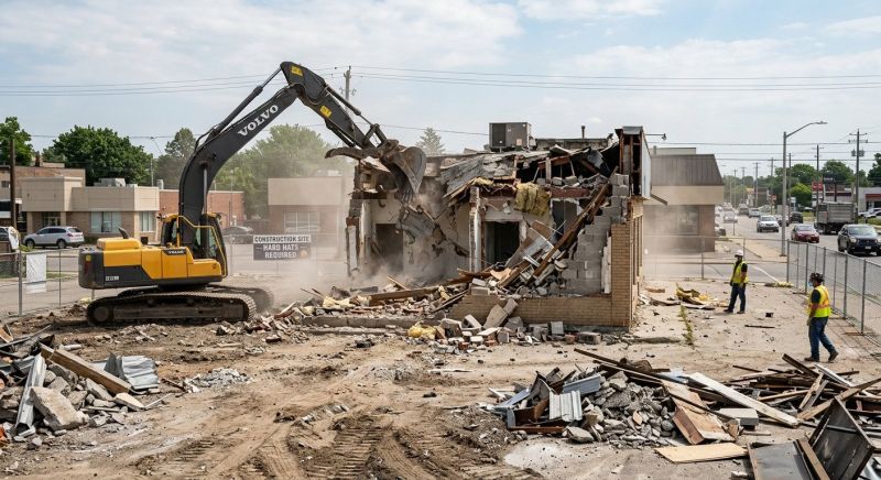 Commercial Site Demolition in Sacramento, CA