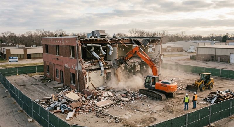 Commercial Site Demolition in Sacramento, CA