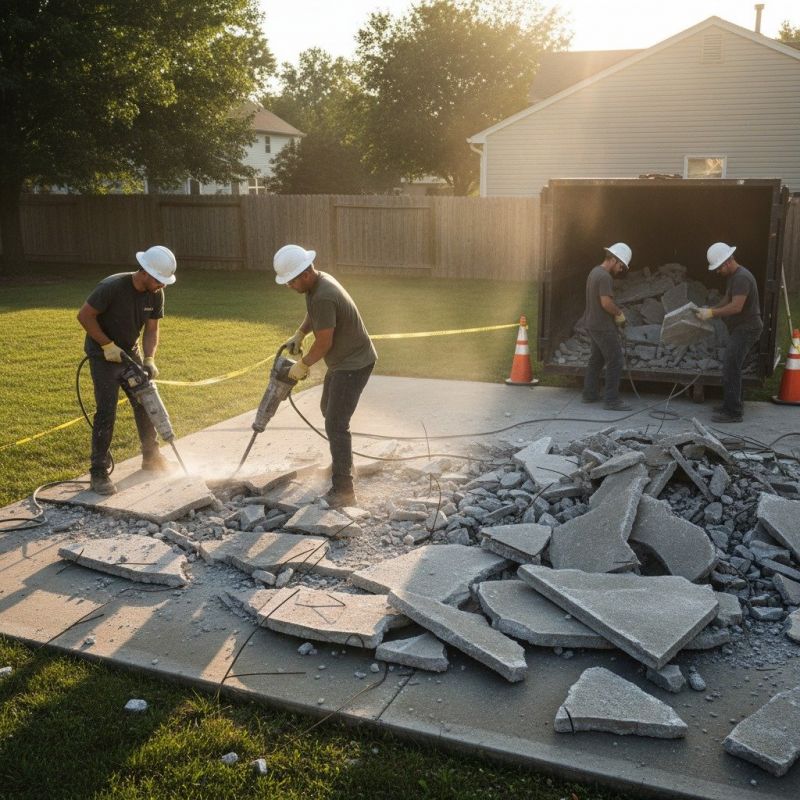 Concrete Floor Removal in Sacramento, CA