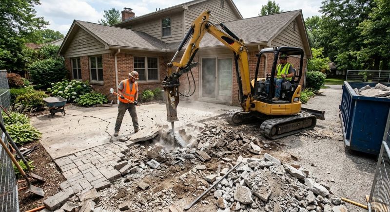 Concrete Pavement Demolition in Bergen County, NJ