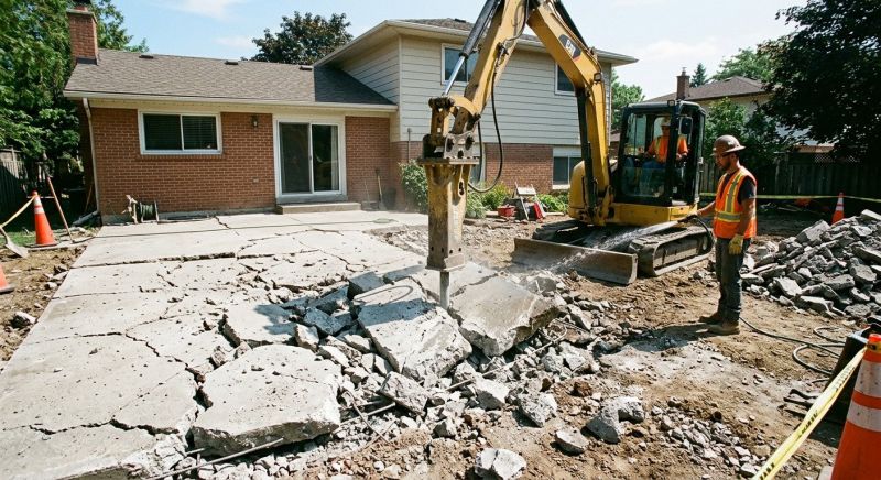 Concrete Pavement Demolition in Bergen County, NJ