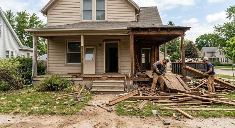 Concrete Porch Removal in Sacramento, CA