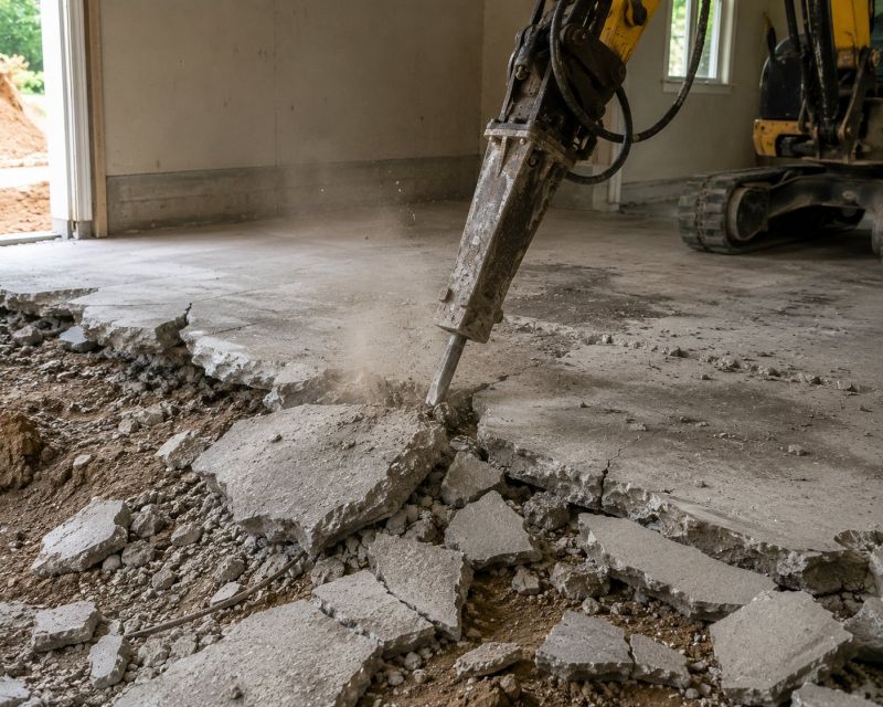 Concrete Wall Demolition in Bergen County, NJ