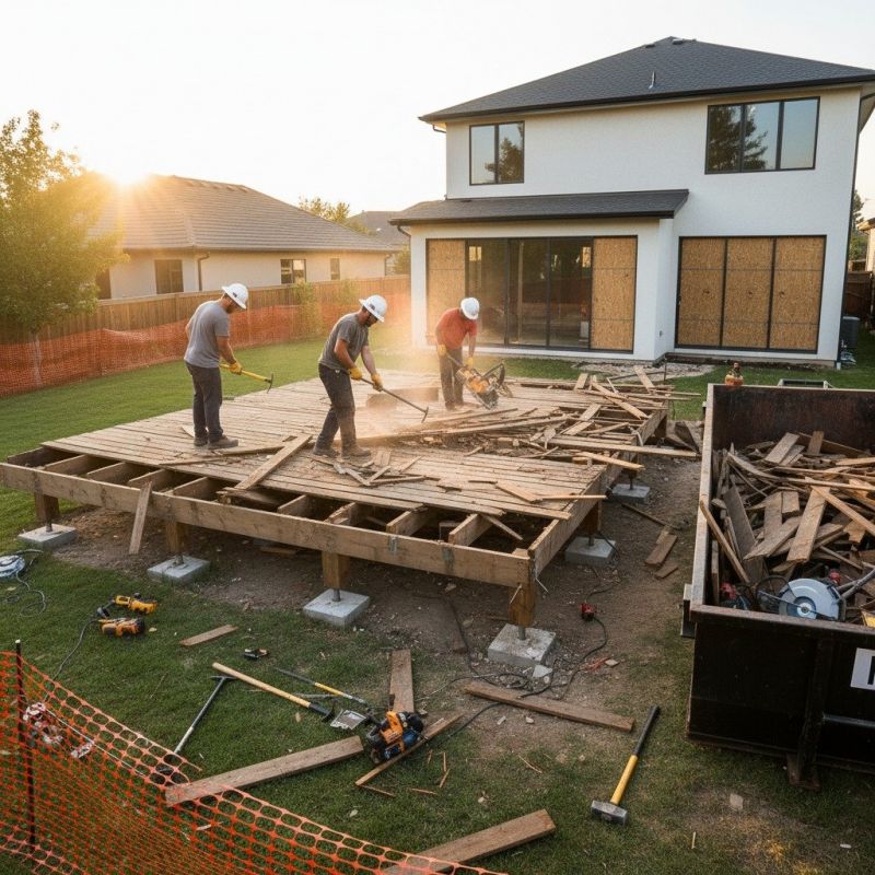 Deck Demolition Service in Sacramento, CA