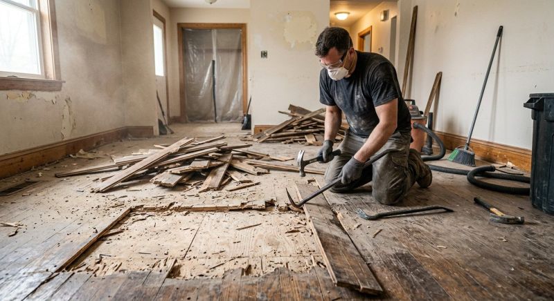 Hardwood Floor Demolition in Sacramento, CA