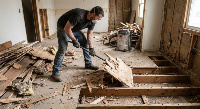 Hardwood Floor Demolition in Frederick, MD