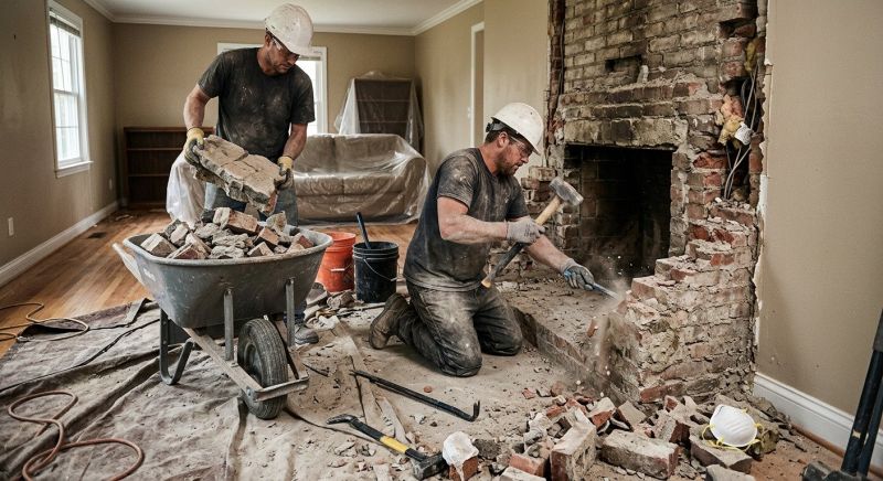 Hearth Demolition in Frederick, MD