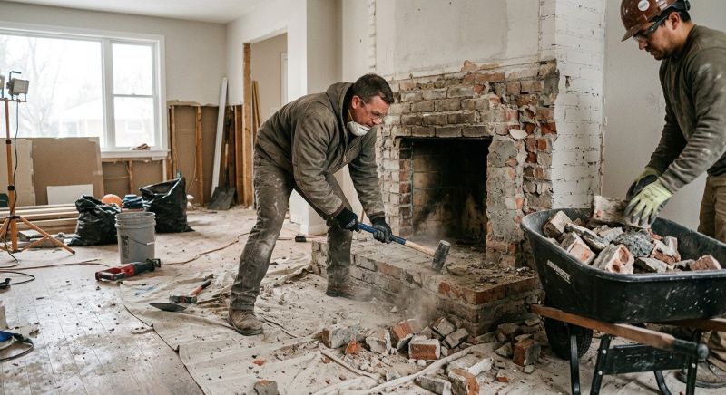 Hearth Demolition in Frederick, MD