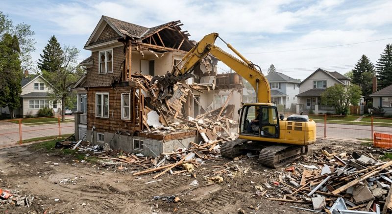 House Wrecking in South Houston, TX