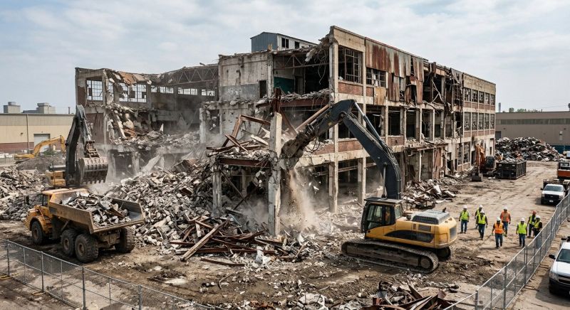 Industrial Demolition in Sacramento, CA