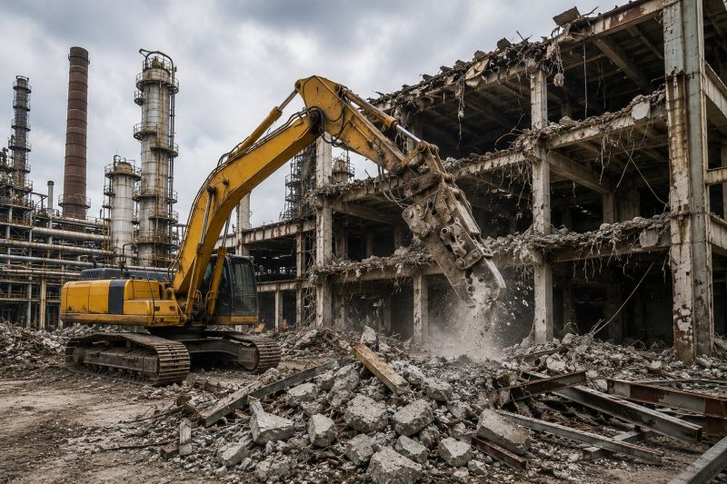 Industrial Demolition in Bergen County, NJ