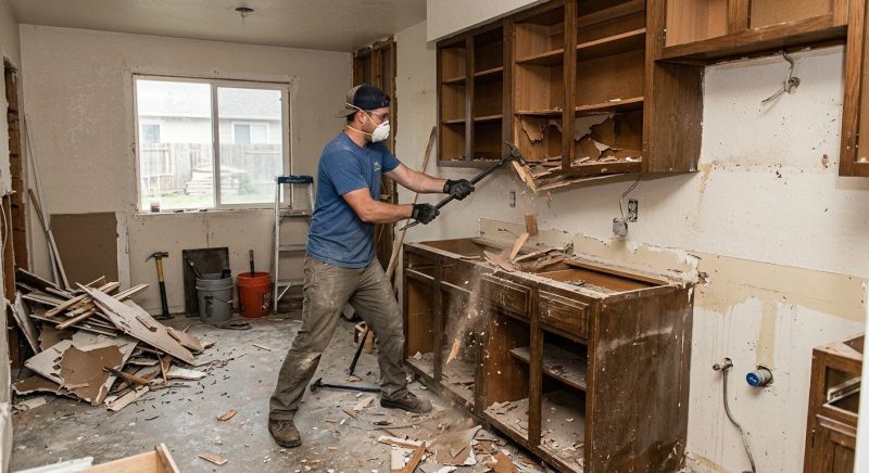 Kitchen Cabinet Demolition in Bergen County, NJ