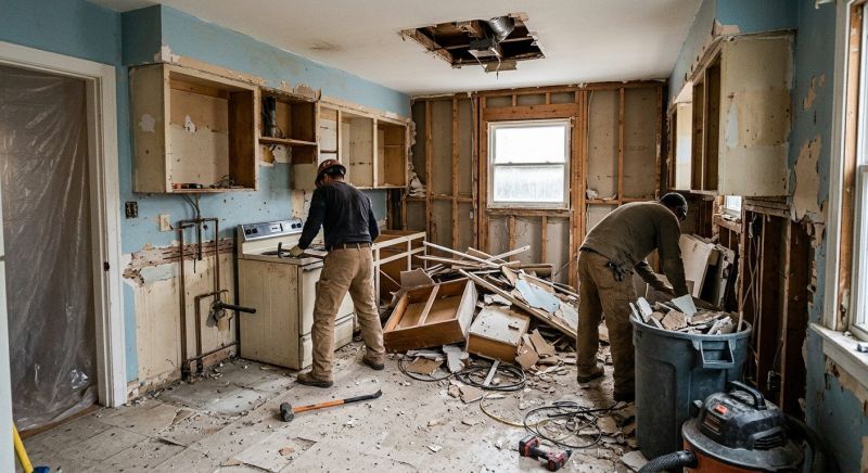 Kitchen Demolition in Sacramento, CA