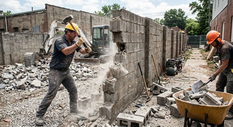 Masonry Demolition in Sacramento, CA