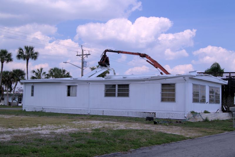 Mobile Home Demolition in Katy, TX