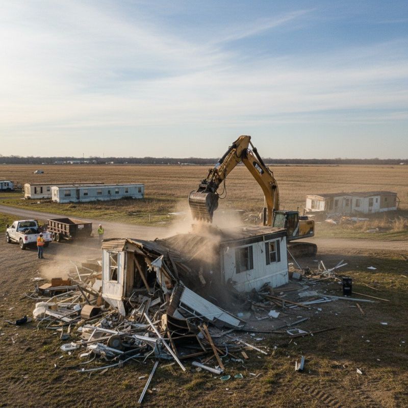 Modular Home Demolition in Sacramento, CA