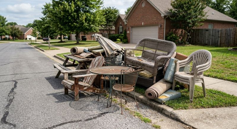 Outdoor Furniture Disposal in Roseville, CA
