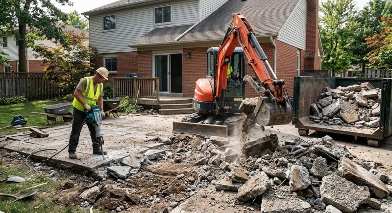 Patio Demolition Service in Sacramento, CA