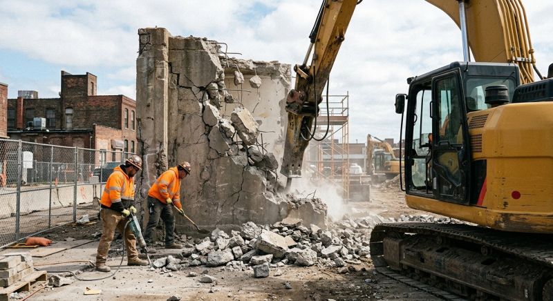 Retaining Wall Demolition in Sacramento, CA
