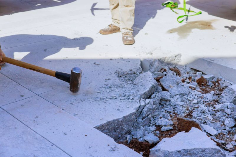 Sidewalk Demolition in Bergen County, NJ