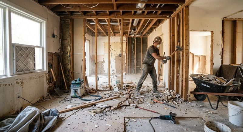 Subfloor Demolition in Sacramento, CA