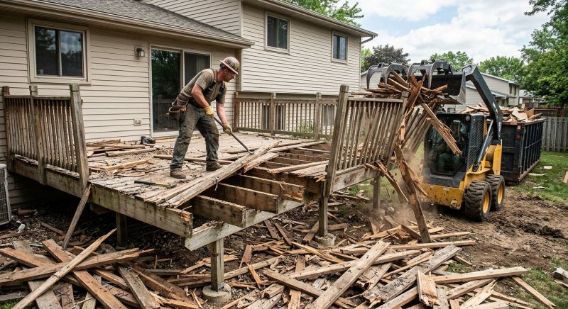 Terrace Demolition in Bergen County, NJ