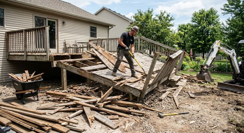 Terrace Demolition in Sacramento, CA